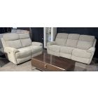 Sophia 3 + 2 Beige Fabric Electric Recliners With Usb Ports And Usbc - Ex-Display Showroom Model 51019